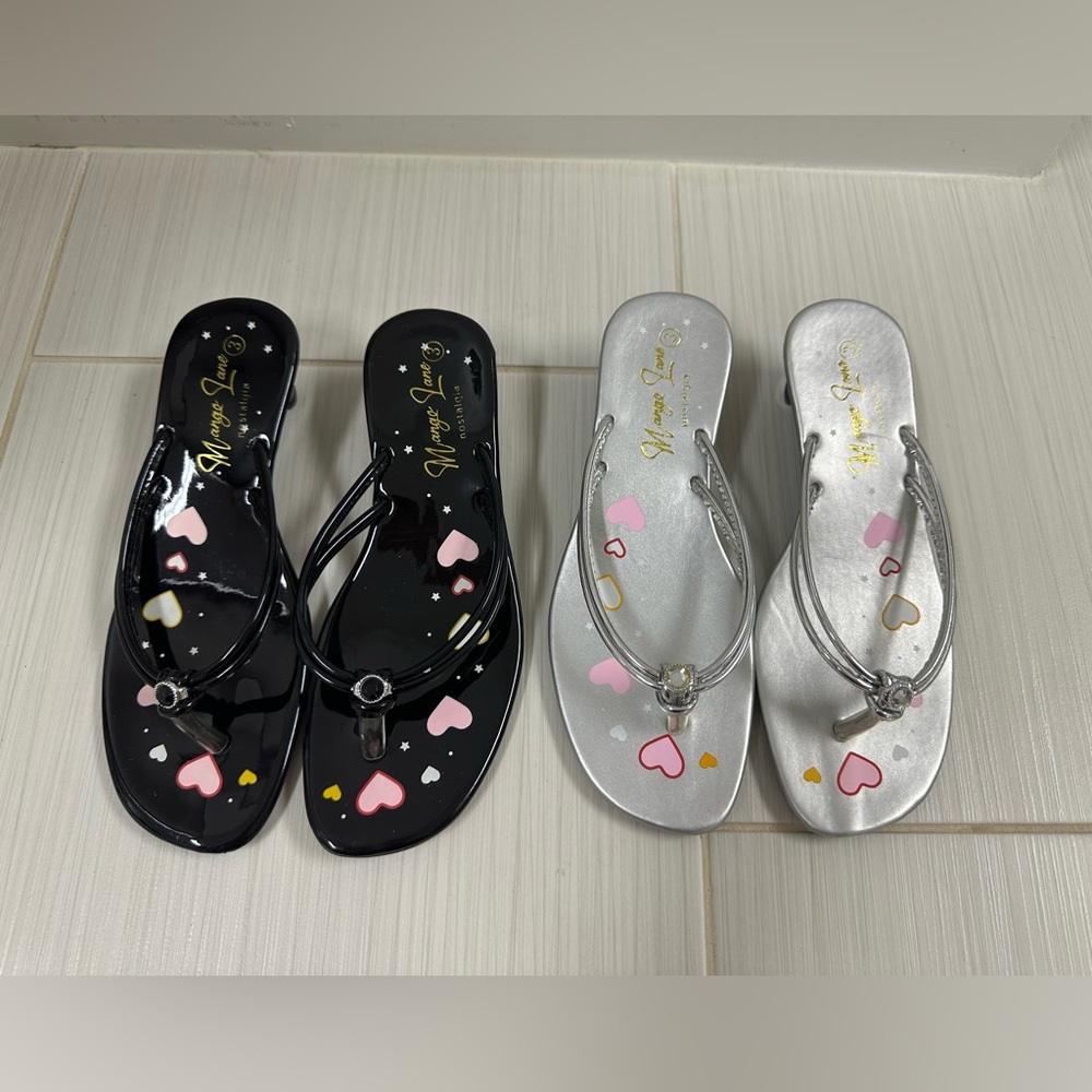 Lot of 2 Girls Sandals size 3